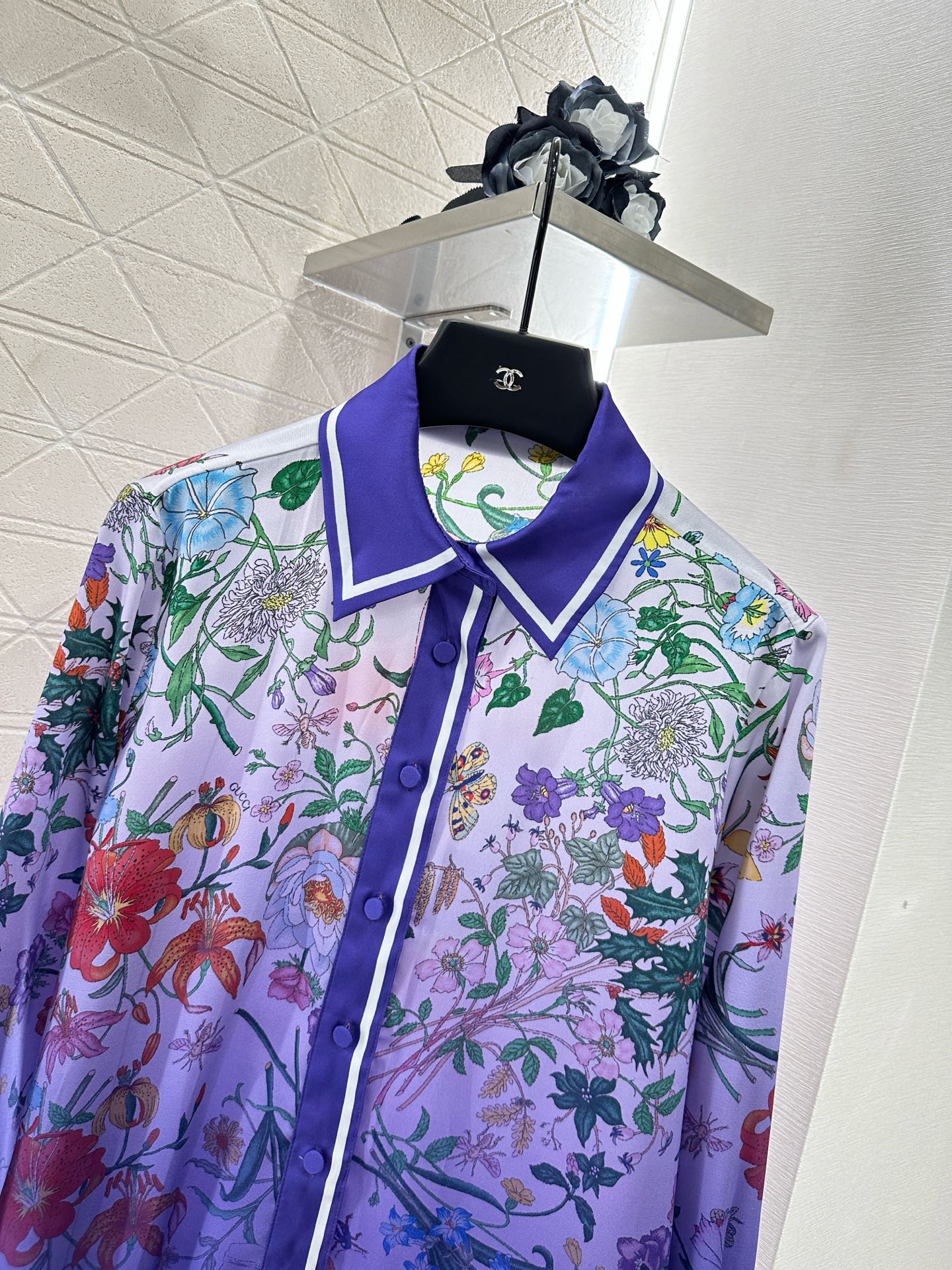 2025 New Work Long-sleeved shirt and skirt set