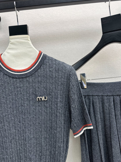 25fw knitted suit