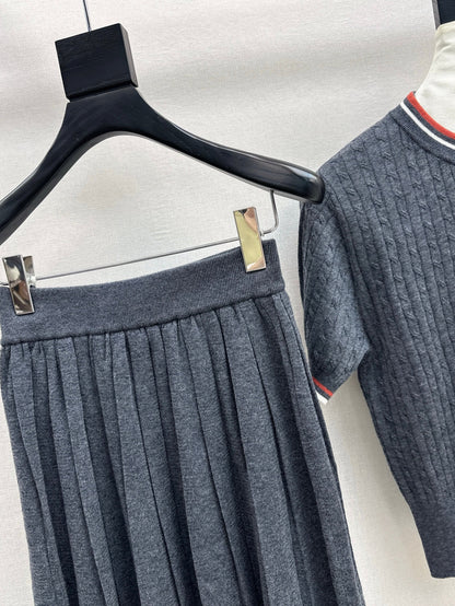 25fw knitted suit