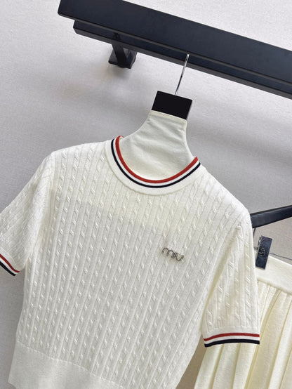 25fw knitted suit