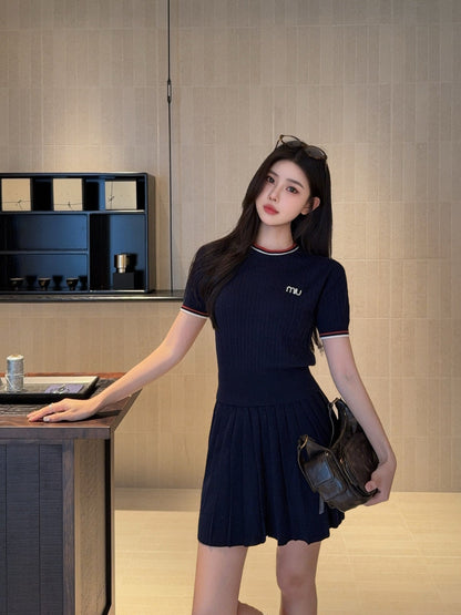 25fw knitted suit