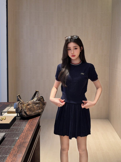 25fw knitted suit