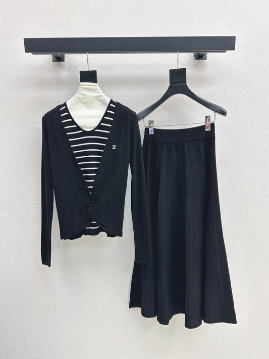 25fw knitted suit