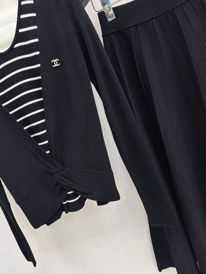 25fw knitted suit