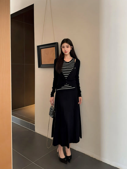 25fw knitted suit