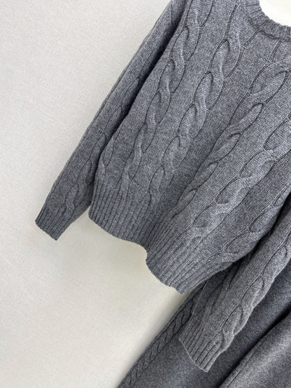 25fw cashmere suit