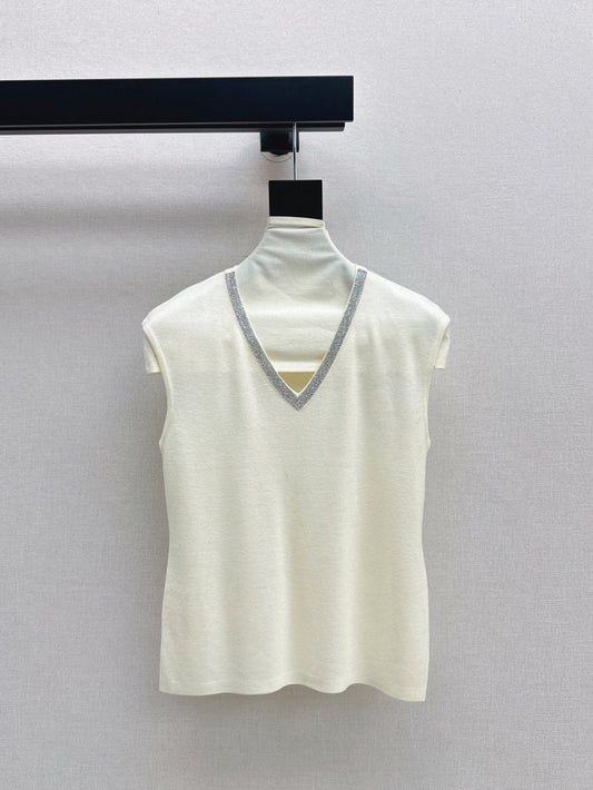 25fw v-neck vest