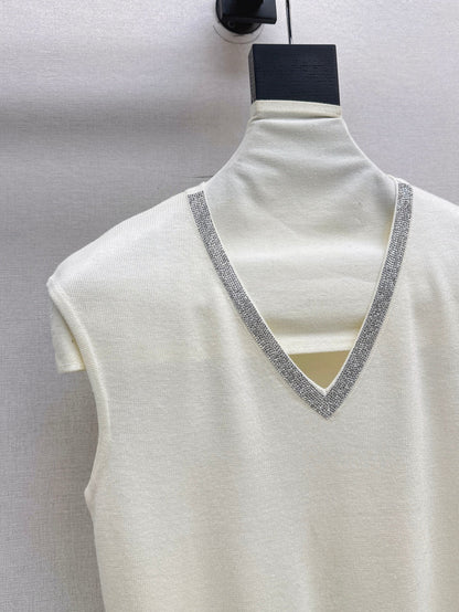 25fw v-neck vest