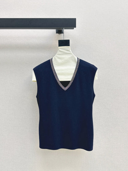 25fw v-neck vest