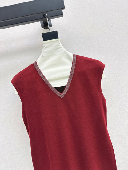 25fw v-neck vest