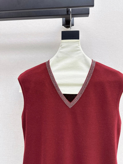 25fw v-neck vest