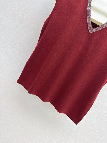 25fw v-neck vest