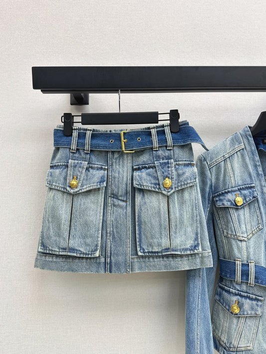 25fw denim skirt