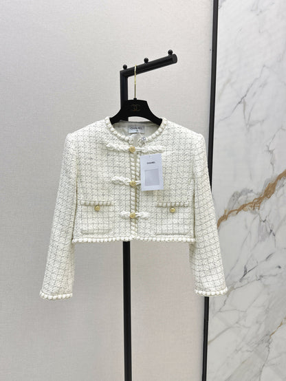 25fw woven crop jacket