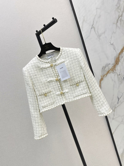 25fw woven crop jacket