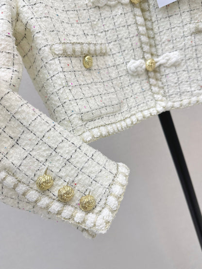 25fw woven crop jacket