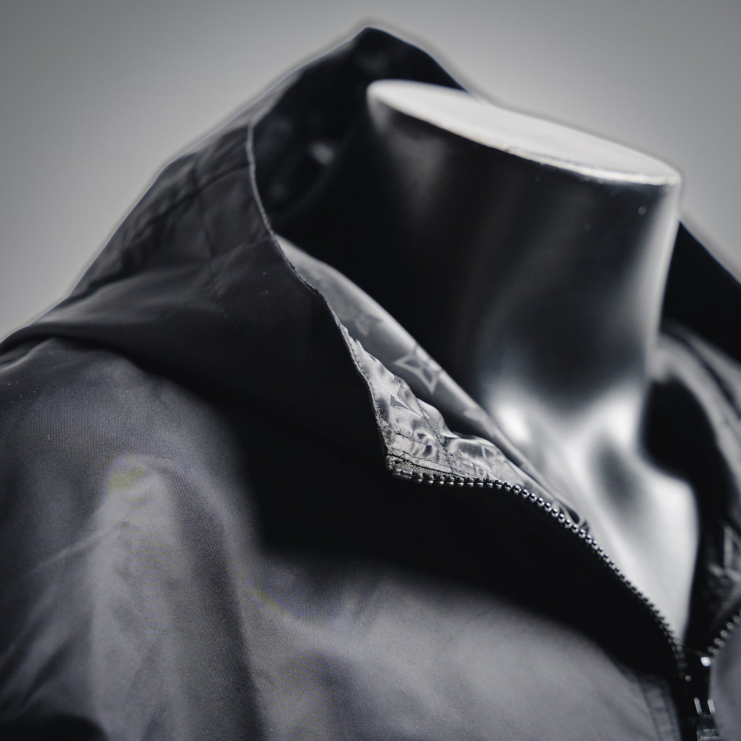 reversible jacquard jacket