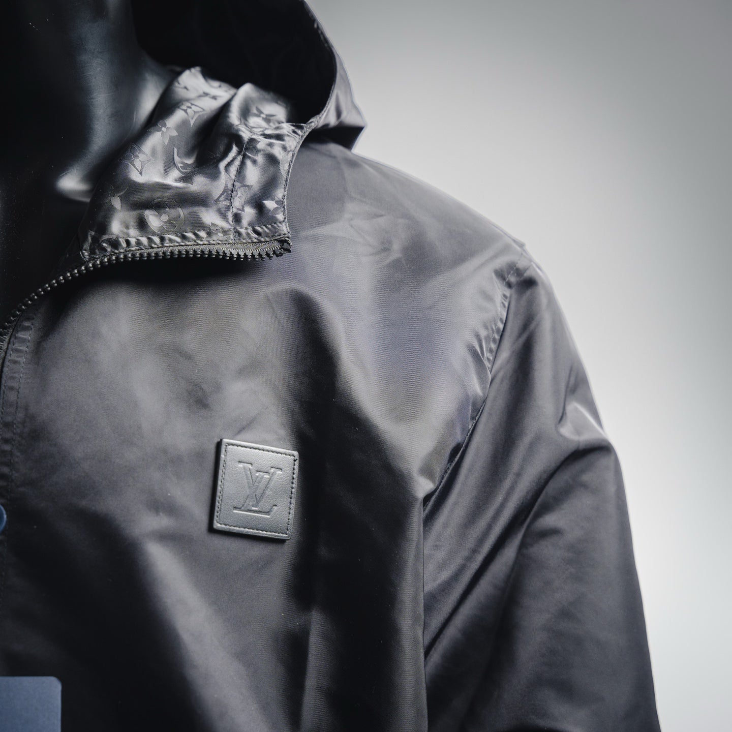 reversible jacquard jacket