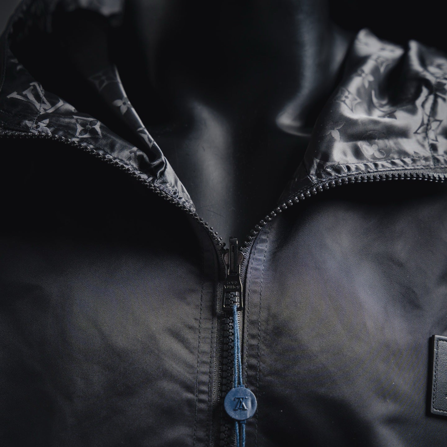 reversible jacquard jacket