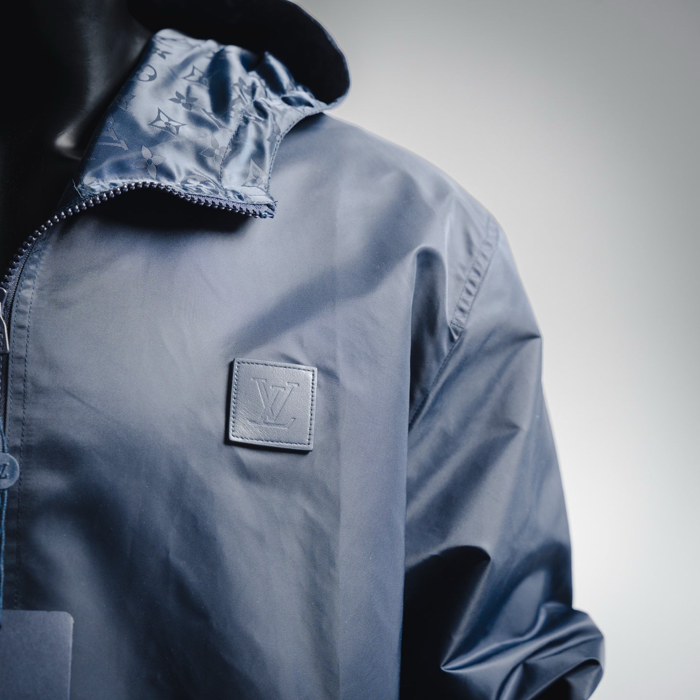 reversible jacquard jacket