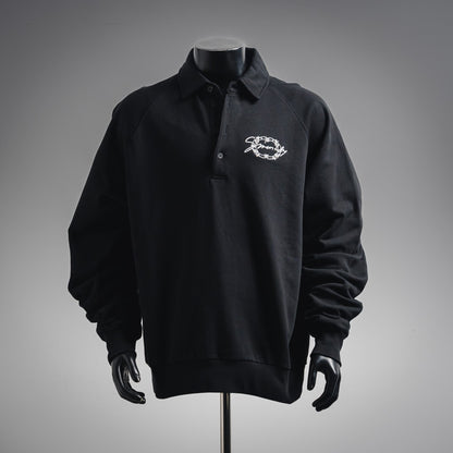 25fw embroidered sweatshirt