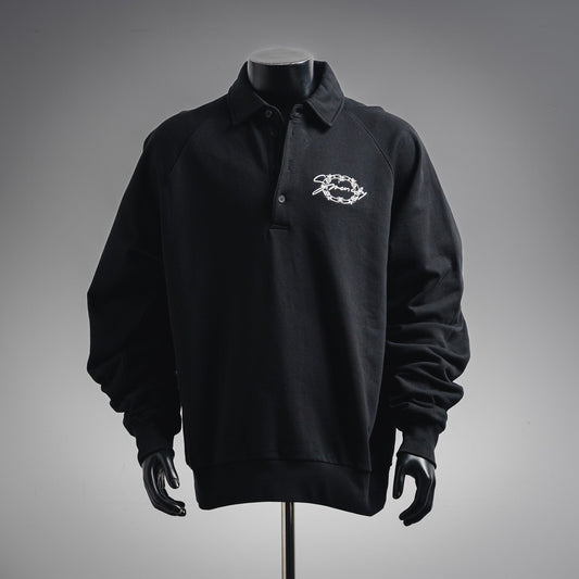 25fw embroidered sweatshirt