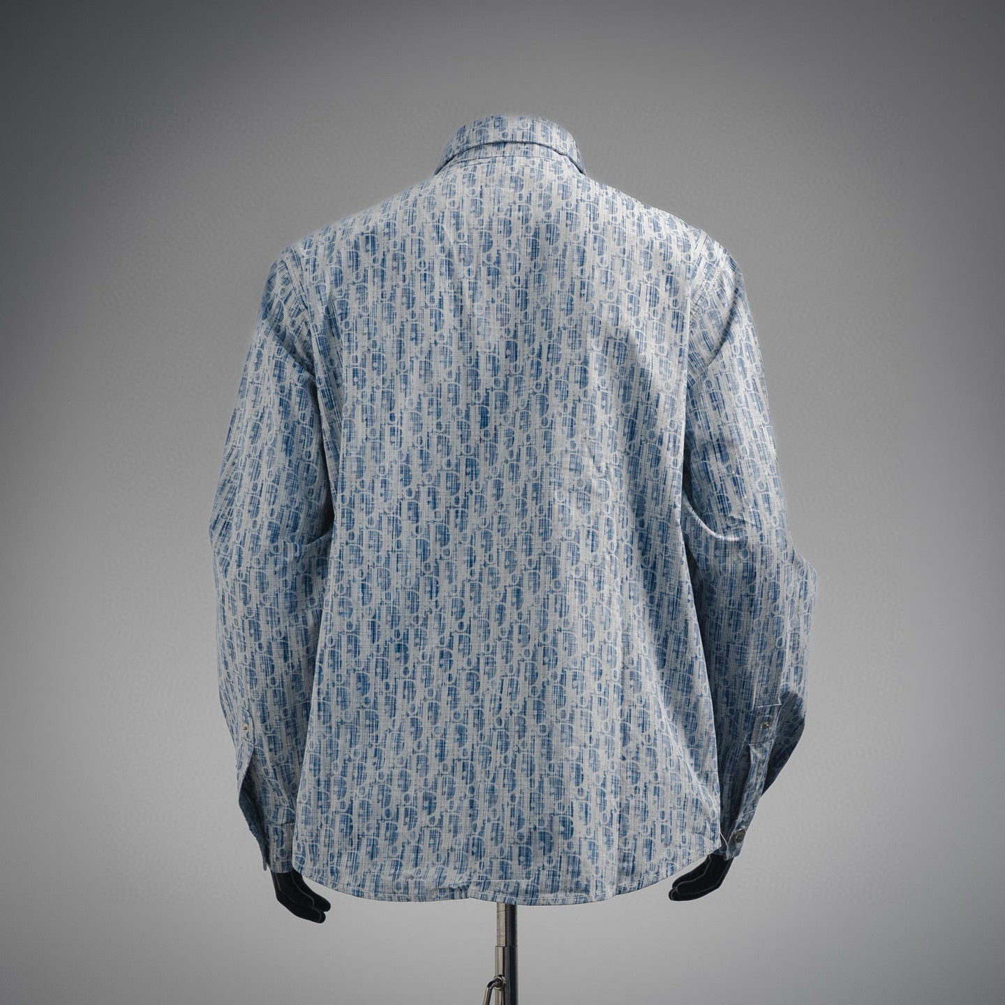 22ss printed denim shirt