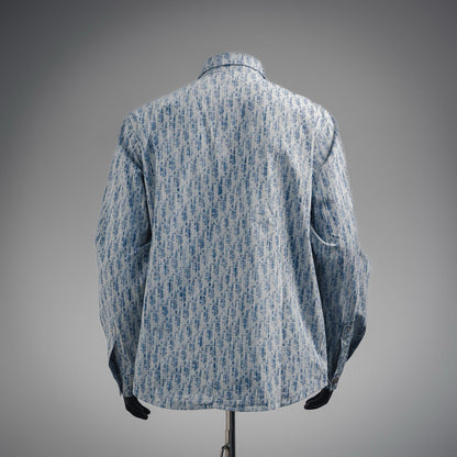 22ss printed denim shirt