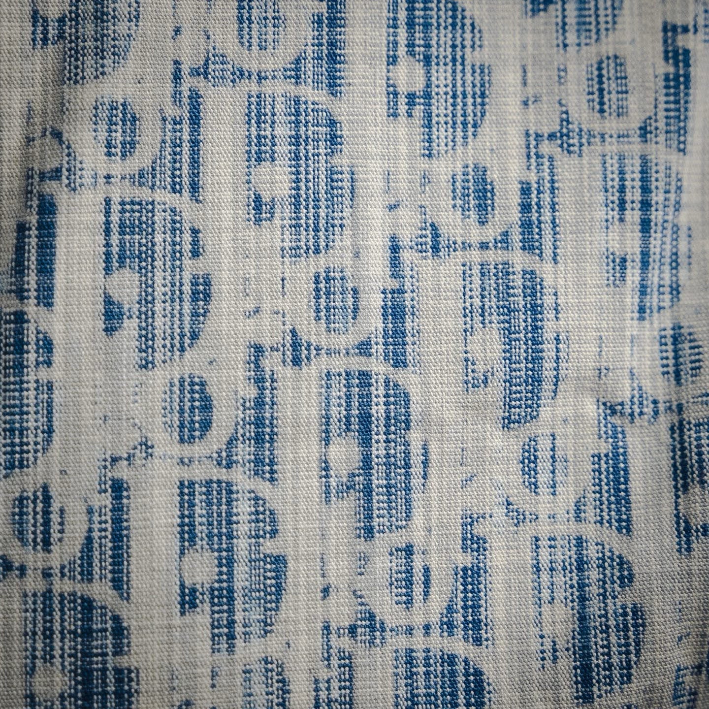 22ss printed denim shirt