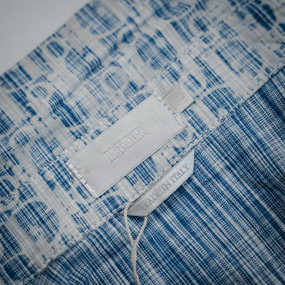 22ss printed denim shirt