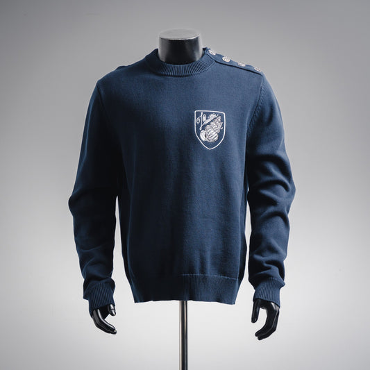 25fw embroidered sweater