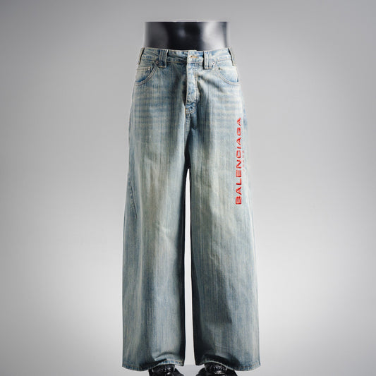 25fw embroidered jeans